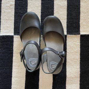 36 Black Dansko Clogs